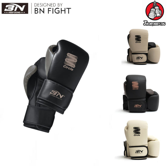 Sarung tinju BN CIRCLE Micro Fiber MULTI LAYER FOAM / boxing muay Thai