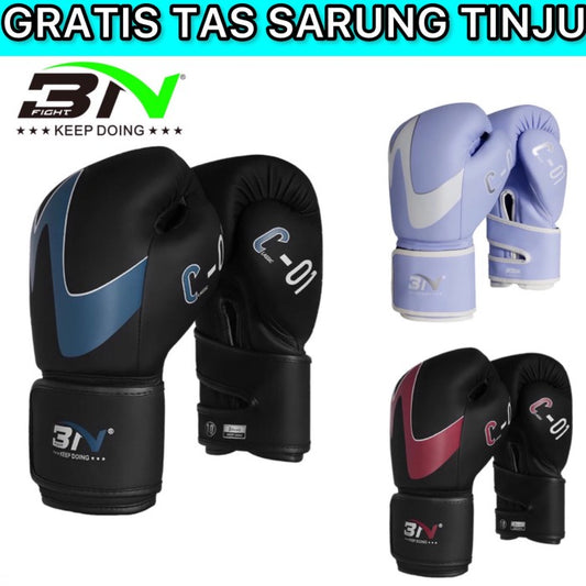 Sarung Tinju BN Bouvo Ori / Boxing gloves / sarung tinju muay thai BN