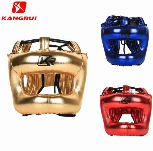 Head guard Boxing Kangrui Full Face , head gear / headguard tinju boxing