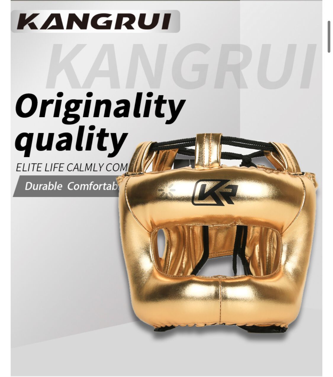 Head guard Boxing Kangrui Full Face , head gear / headguard tinju boxing