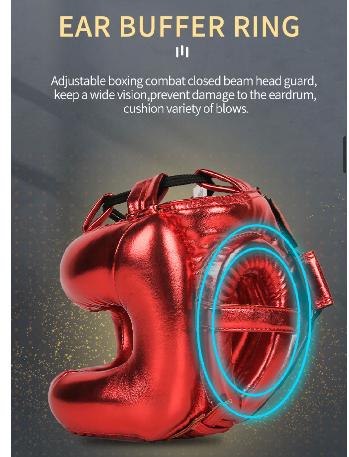 Head guard Boxing Kangrui Full Face , head gear / headguard tinju boxing