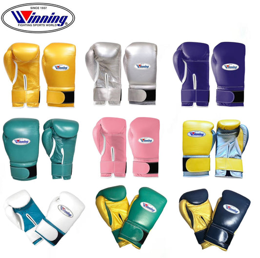 Sarung tinju Winning MS Custom colour Velcro / Boxing gloves tinju