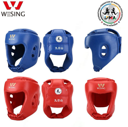 Headguard Muay thai  Boxing Wesing IFMA APPROVED / head guard / head gear Tinju