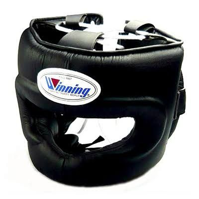 Head Gear Winning FG-5000 full face nose bar / head guard boxing tinju