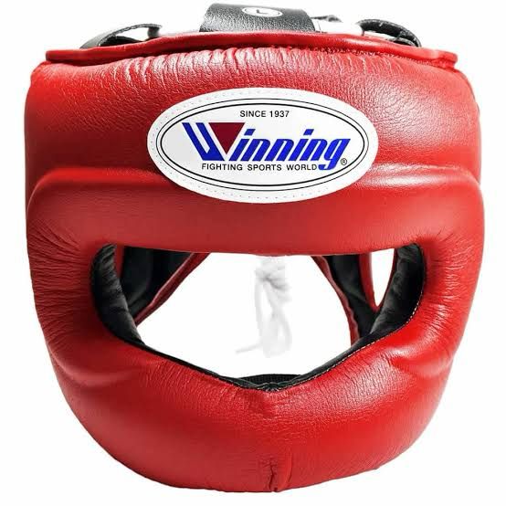 Head Gear Winning FG-5000 full face nose bar / head guard boxing tinju