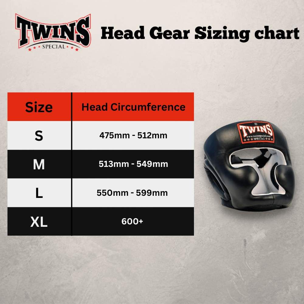 Head guard boxing twins HGL10 Face saver  / Head gear muay thai tinju