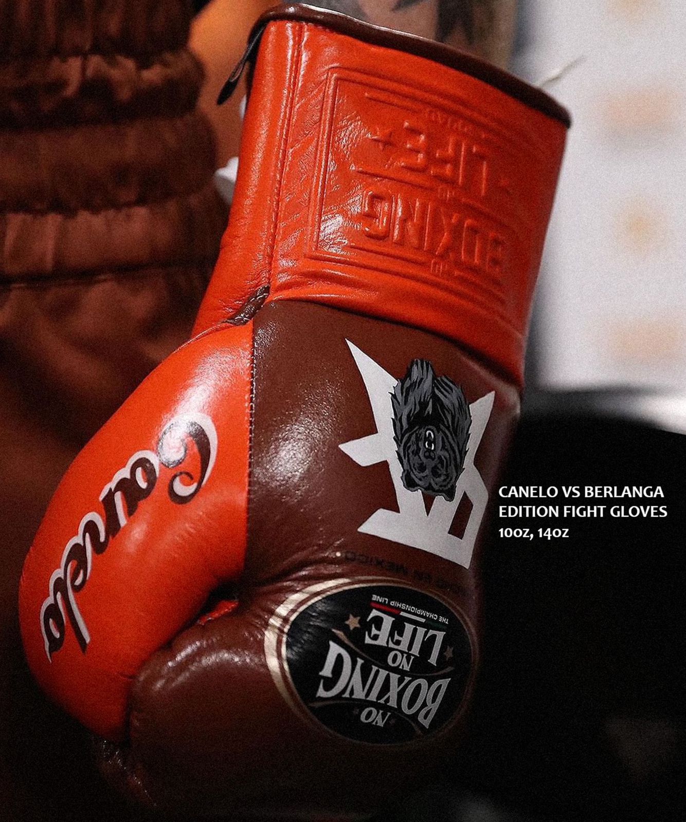 NO BOXING NO LIFE BOXING GLOVES CANELO EDITION / SARUNG TINJU BOXING