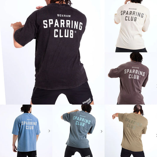 Boxraw Sparring club oversize t shirt  / kaos tinju boxraw boxing T shirts