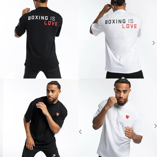 Boxraw Boxing is Love  oversize t shirt  / kaos tinju boxraw boxing