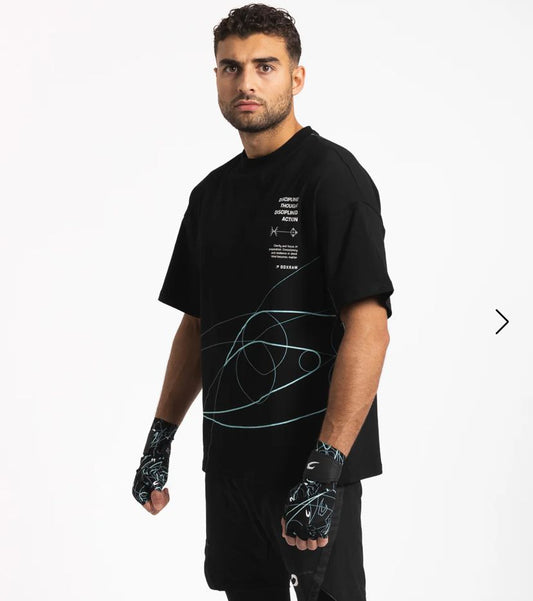Boxraw Disciplined Thought/Action Oversized T-Shirt  / kaos  boxing