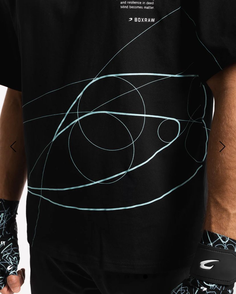 Boxraw Disciplined Thought/Action Oversized T-Shirt  / kaos  boxing
