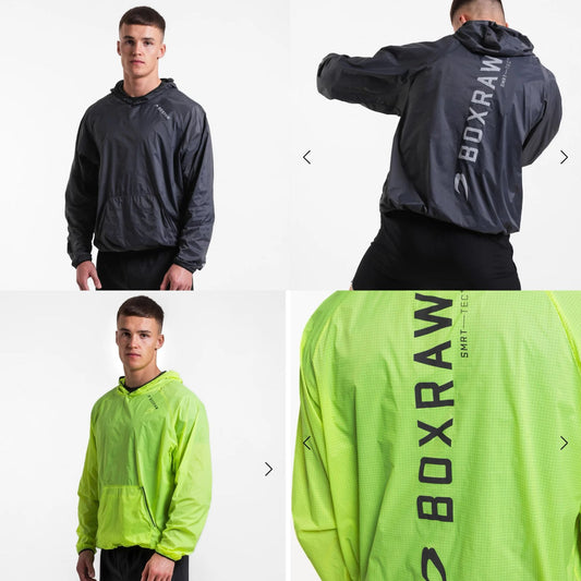 Boxraw Genaro Oversized Windbreaker Hoodie / jaket tinju Hoodie Boxing