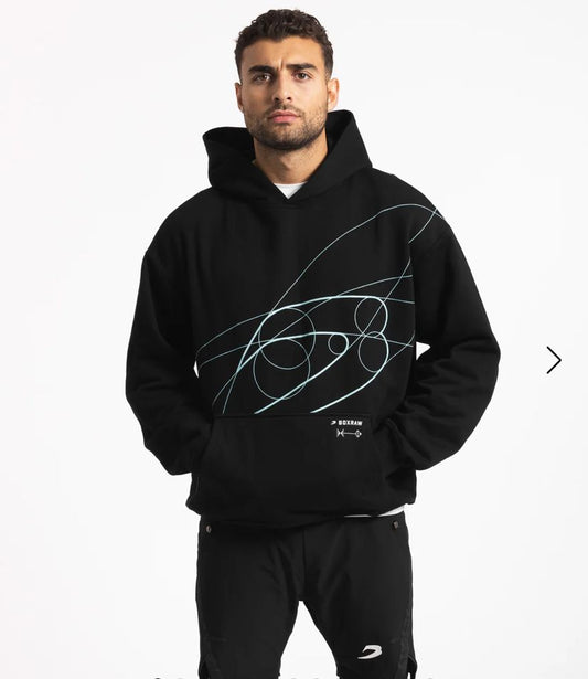 Boxraw Disciplined Though t/ Action Oversized Hoodie / tinju Hoodie