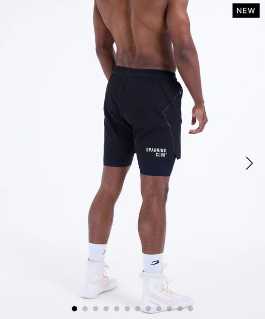 Boxraw Sparring Club 2-in-1 Shorts / Boxing Shorts / celana tinju