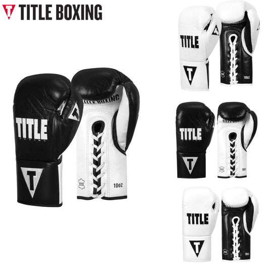 TITLE USA   Boxing Leather Pro Fight Boxing Gloves - Sarung Tinju