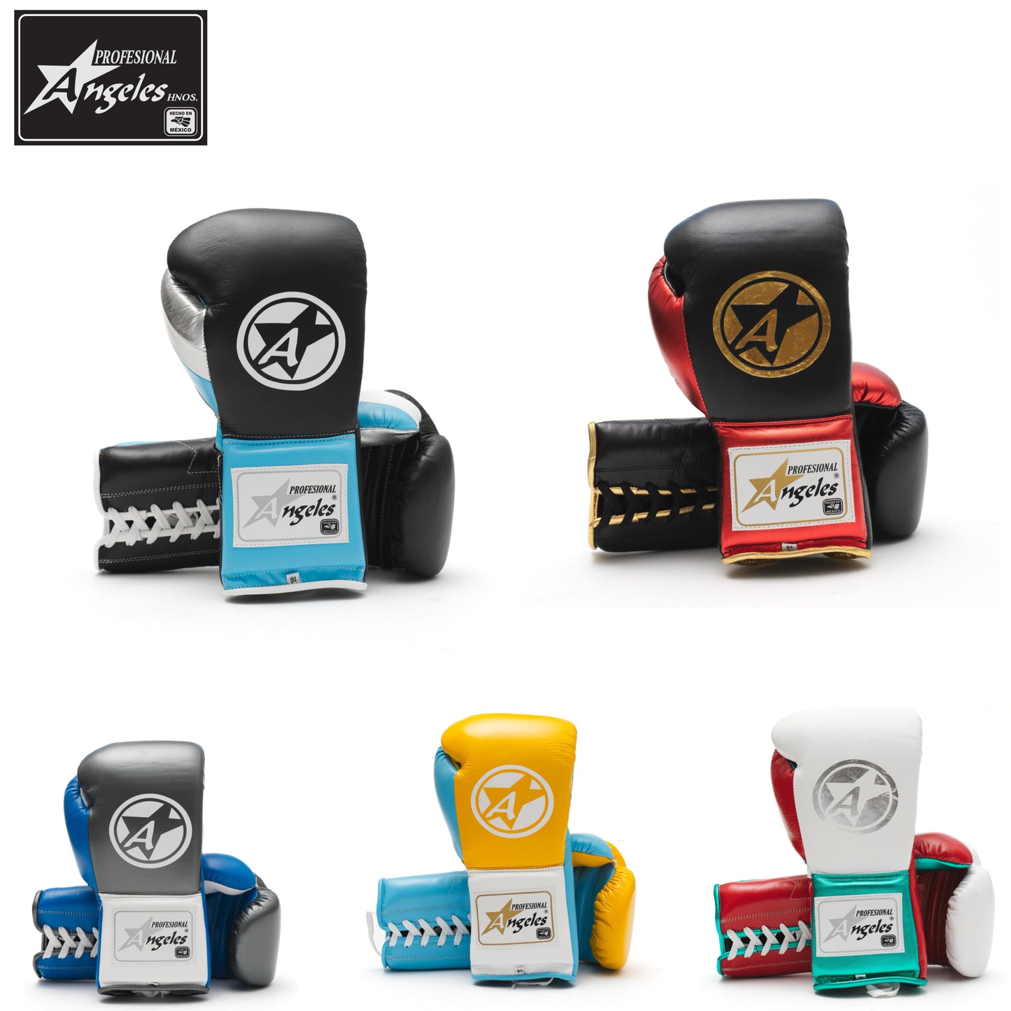 Sarung tinju ANGELES ELITE Latex Foam /   boxing gloves made in mexico