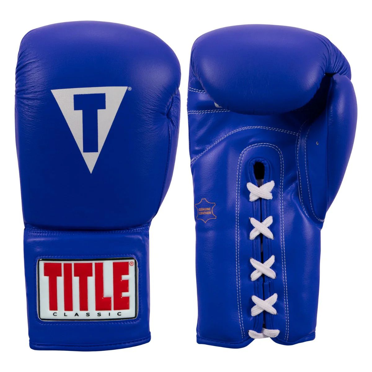Sarung Tinju TITLE USA Classic Leather Lace Training Boxing Gloves 2.0