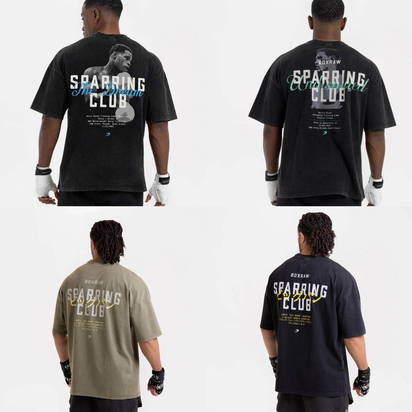 Boxraw Sparring club SPECIAL EDITION oversize t shirt  for BOXING