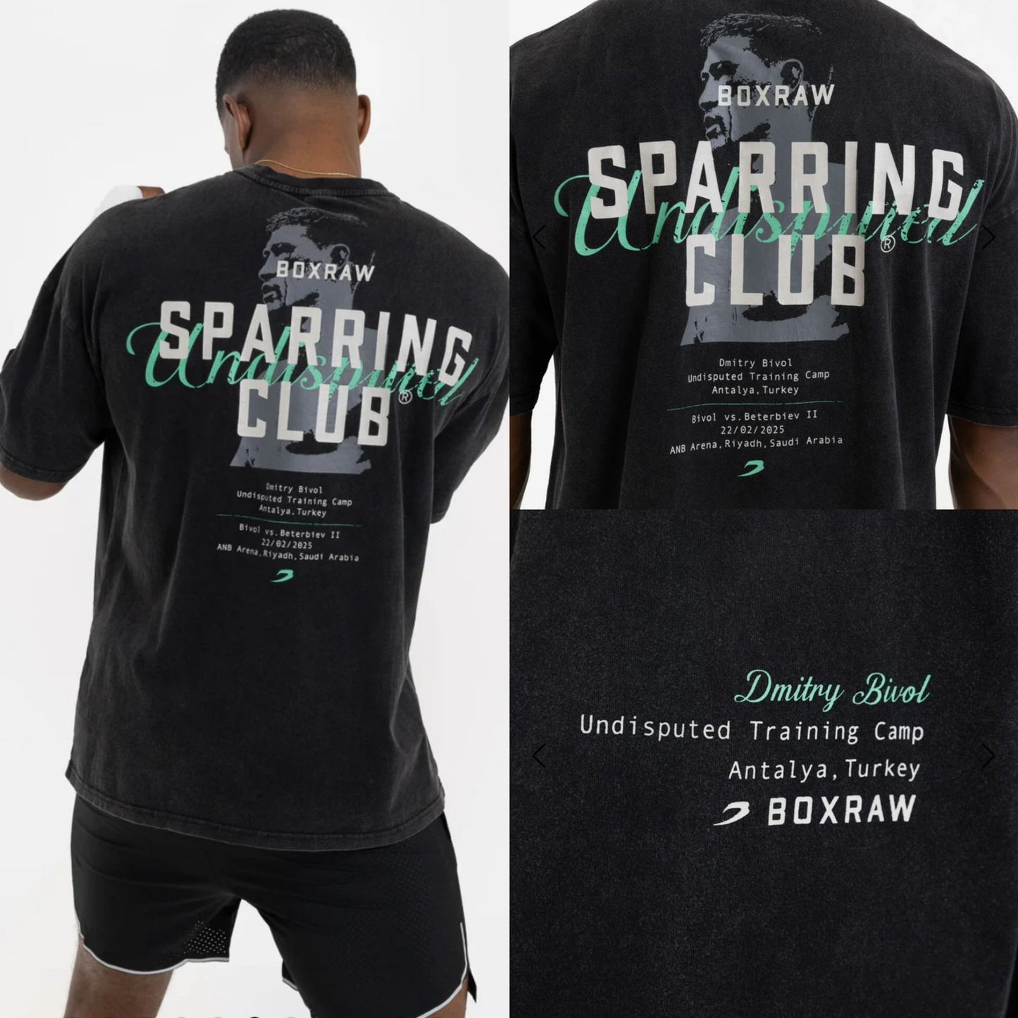 Boxraw Sparring club SPECIAL EDITION oversize t shirt  for BOXING