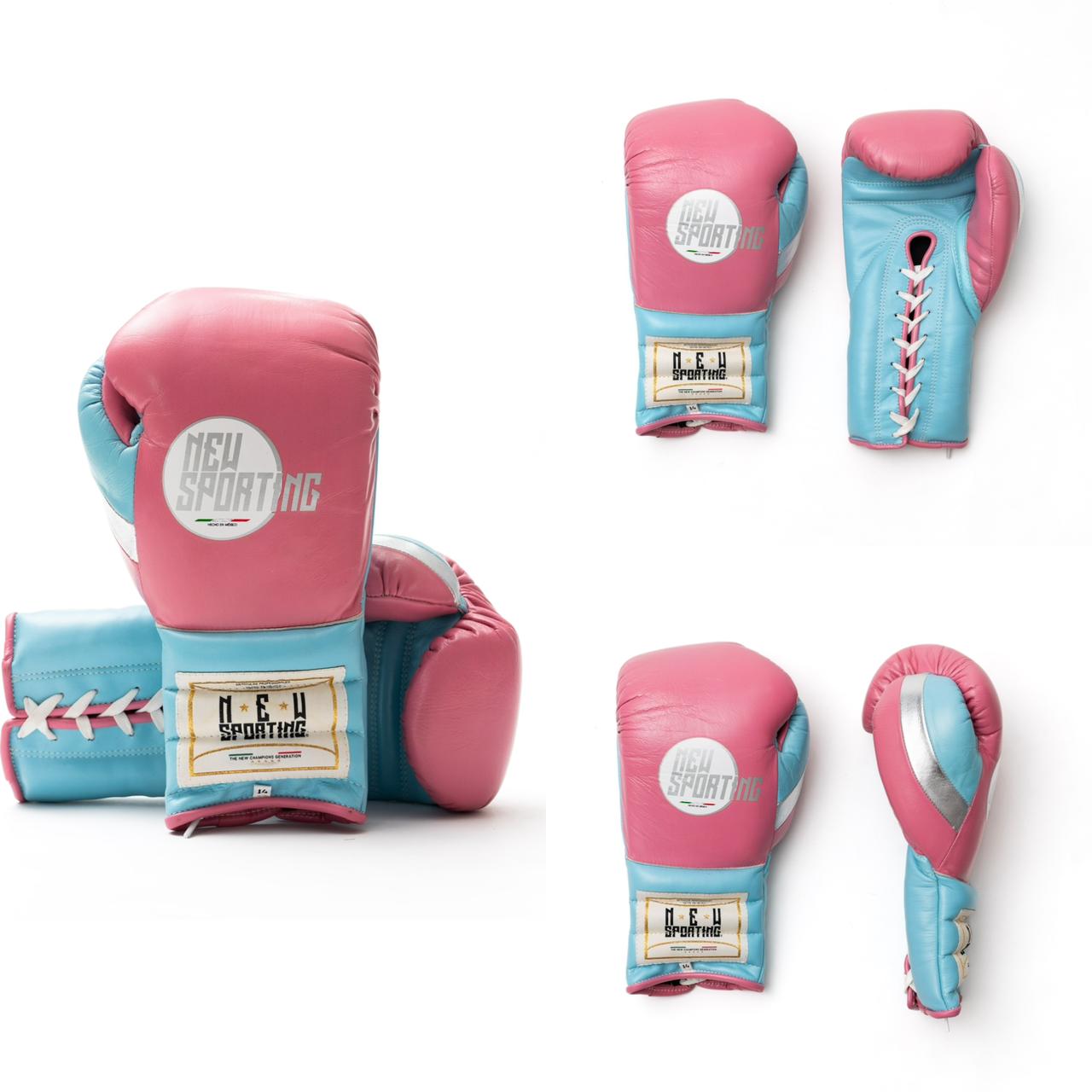 Sarung tinju New Sporting Training gloves 2/b Laces boxing gloves