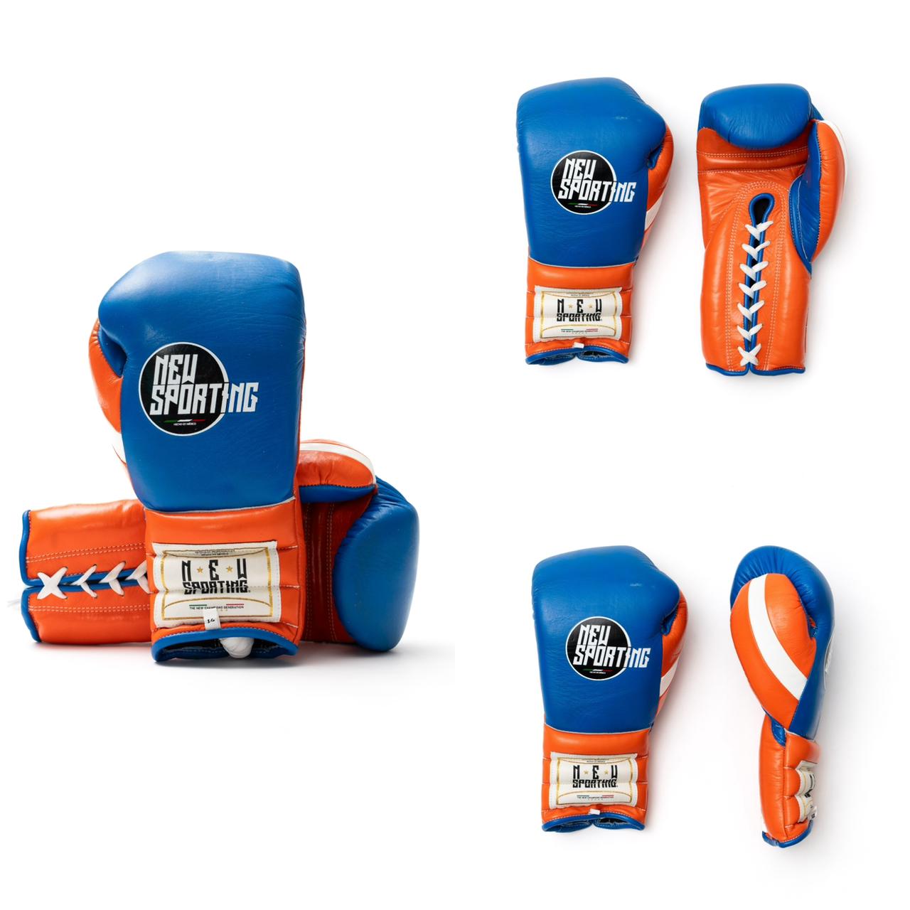 Sarung tinju New Sporting Training gloves 2/b Laces boxing gloves