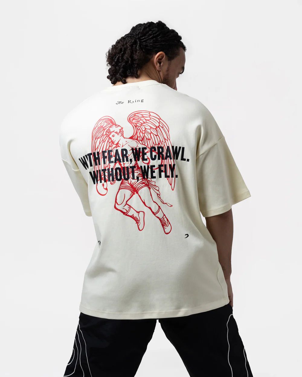 Boxraw x Ring Magazine Oversized T-Shirt / kaos tinju boxing Boxraw