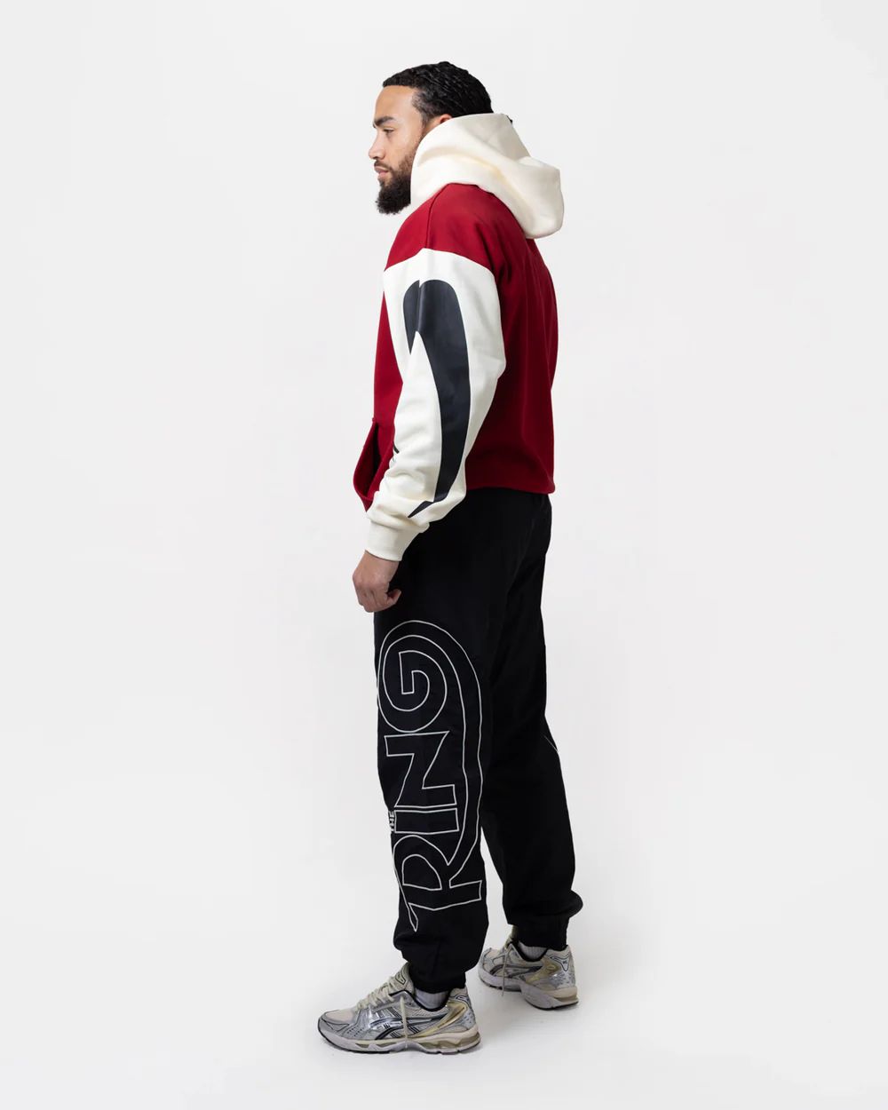 Boxraw x Ring Magazine Oversize Hoodie / Hoodie tinju