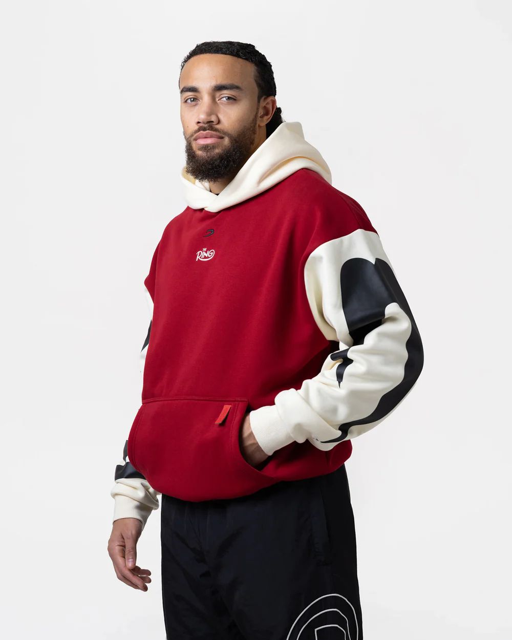 Boxraw x Ring Magazine Oversize Hoodie / Hoodie tinju