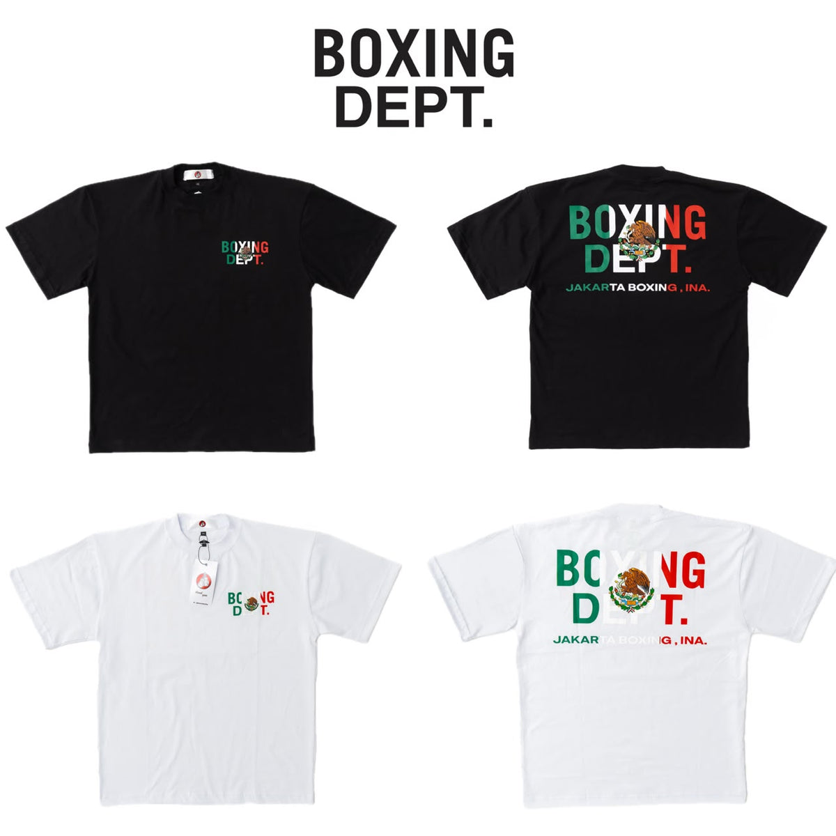 Jakarta Boxing BOXING DEPT MX Designer Oversize  t shirt / kaos tinju