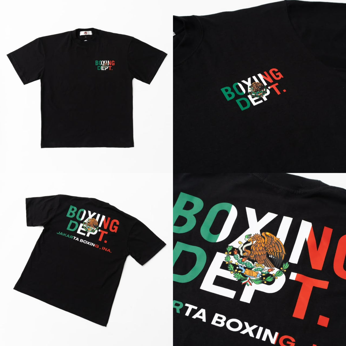 Jakarta Boxing BOXING DEPT MX Designer Oversize  t shirt / kaos tinju