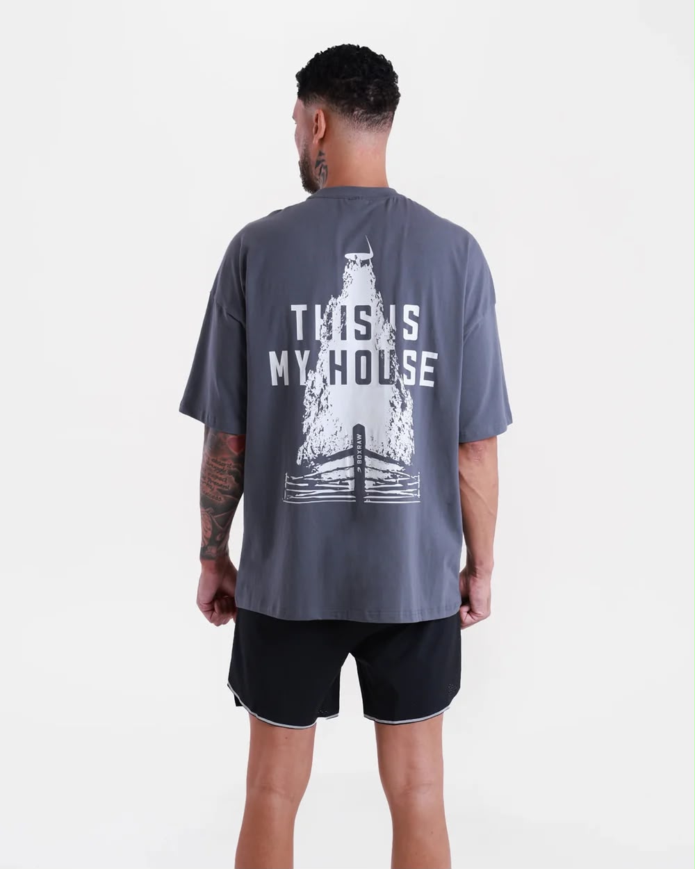 Boxraw This Is My House Oversized T-Shirt  / kaos tinju boxraw boxing