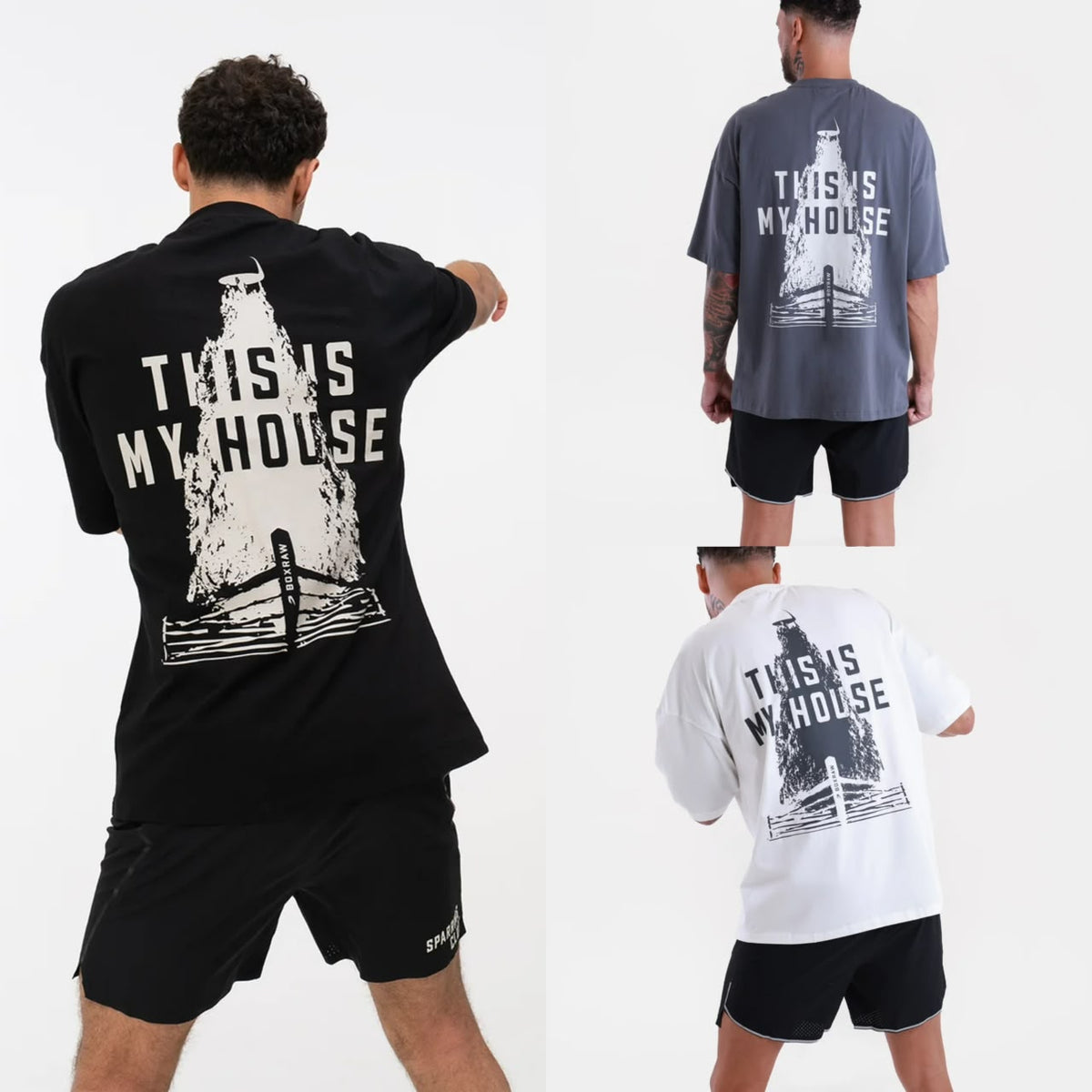 Boxraw This Is My House Oversized T-Shirt  / kaos tinju boxraw boxing
