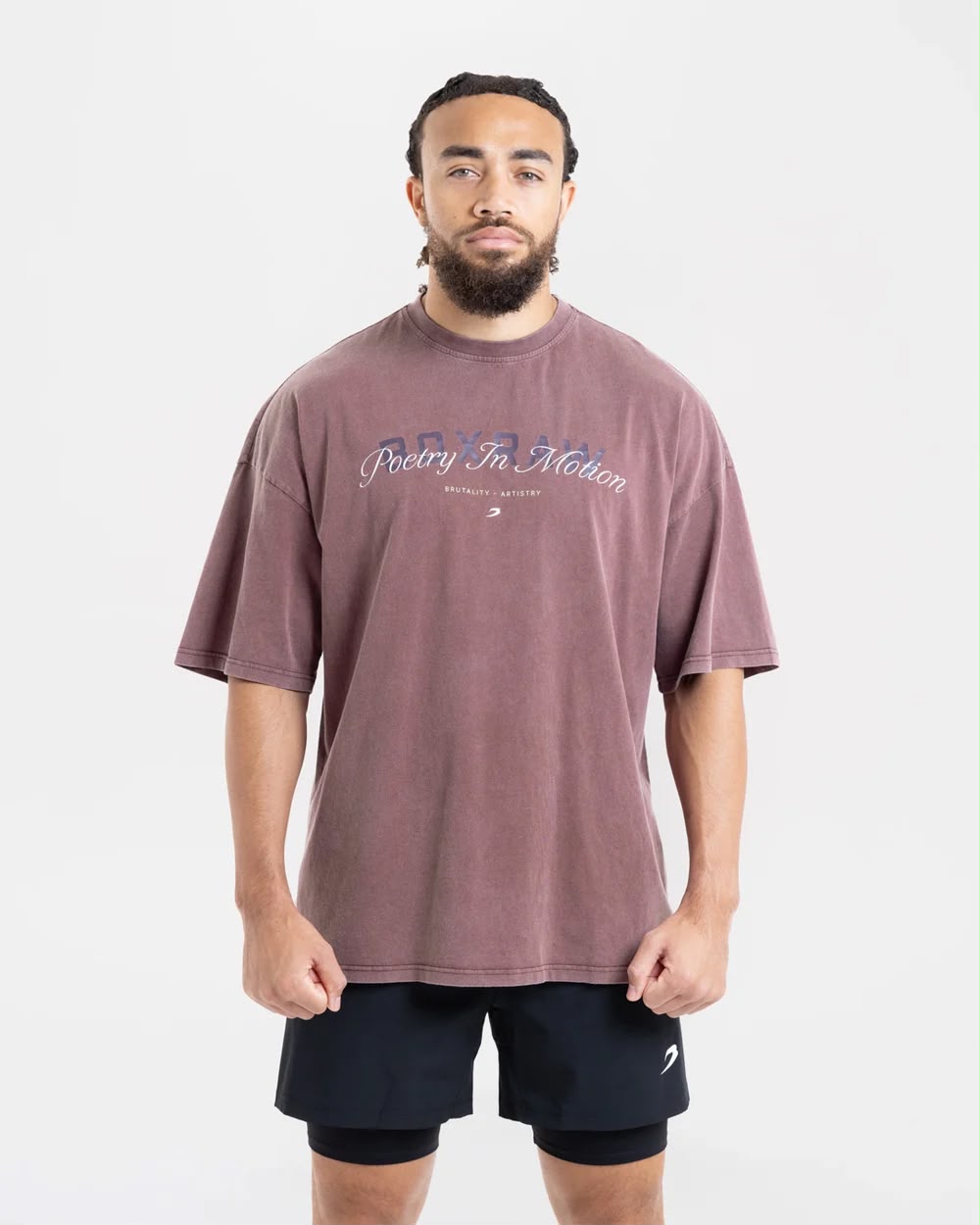 Boxraw Poetry In Motion Oversized T-Shirt  / kaos tinju boxraw boxing