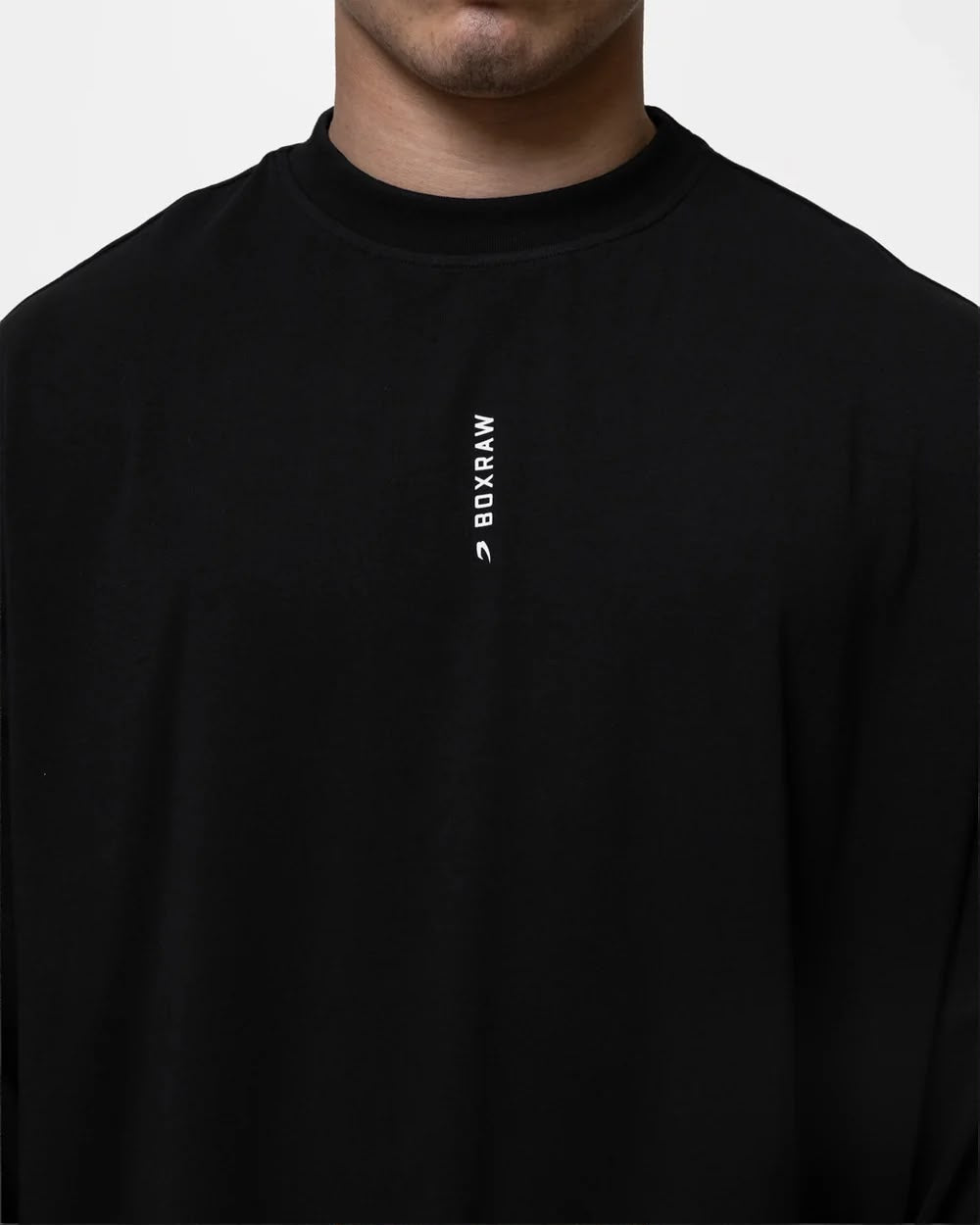 Boxraw Lineal Long Sleeve Oversize T Shirt, Kaos Tinju Boxraw
