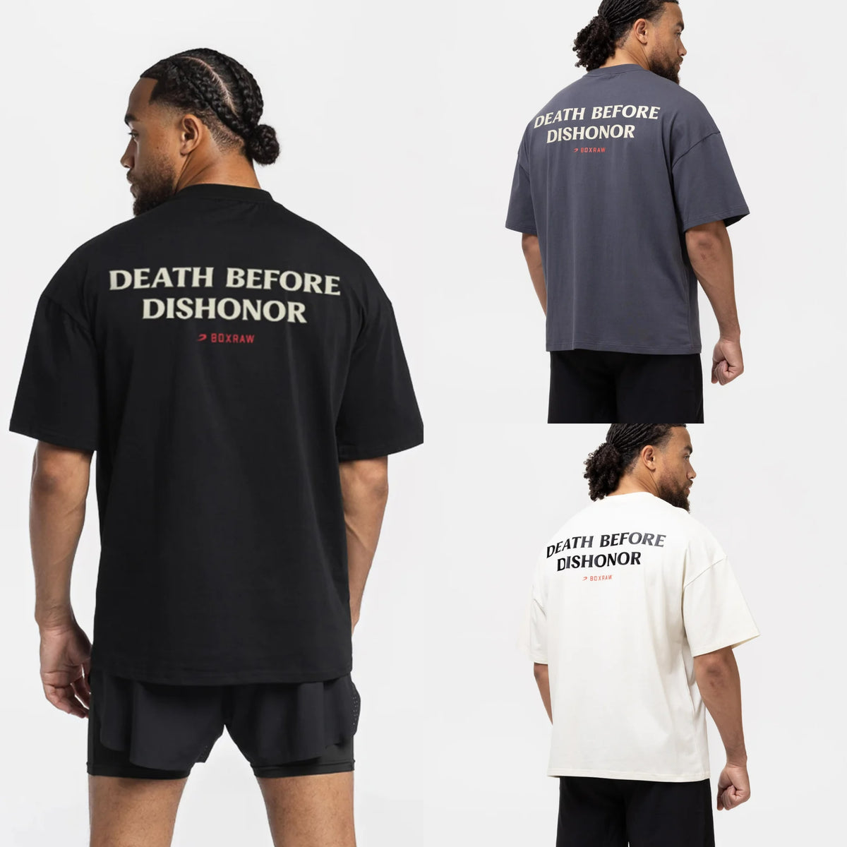 Boxraw Death Before Dishonor Oversize Tshirt / Kaos Tinju