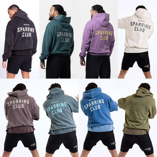 Boxraw Sparring Club Oversized Hoodie / jaket tinju Hoodie Boxing