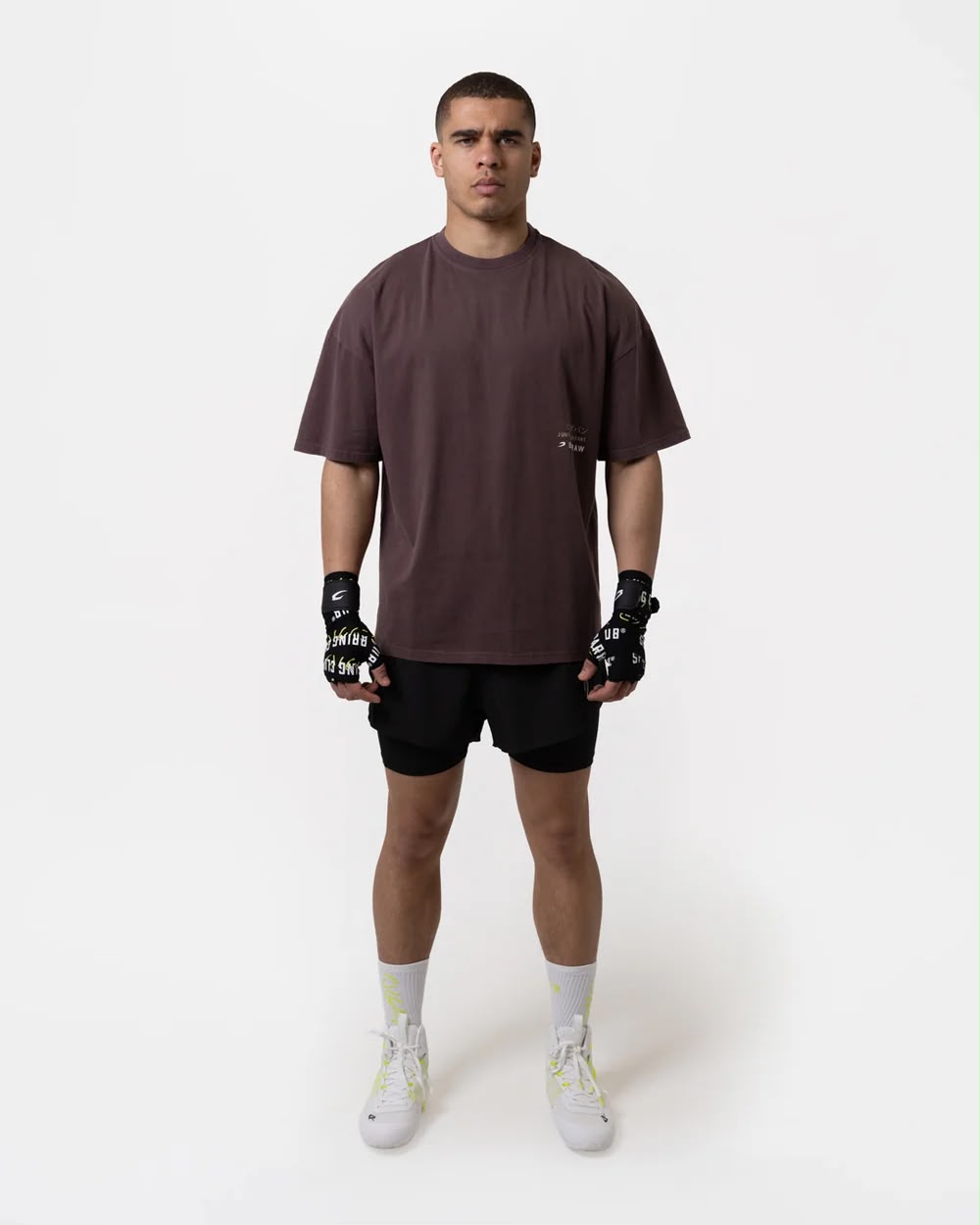 Boxraw Nakatani x Sparring Club Oversize T Shirt brown