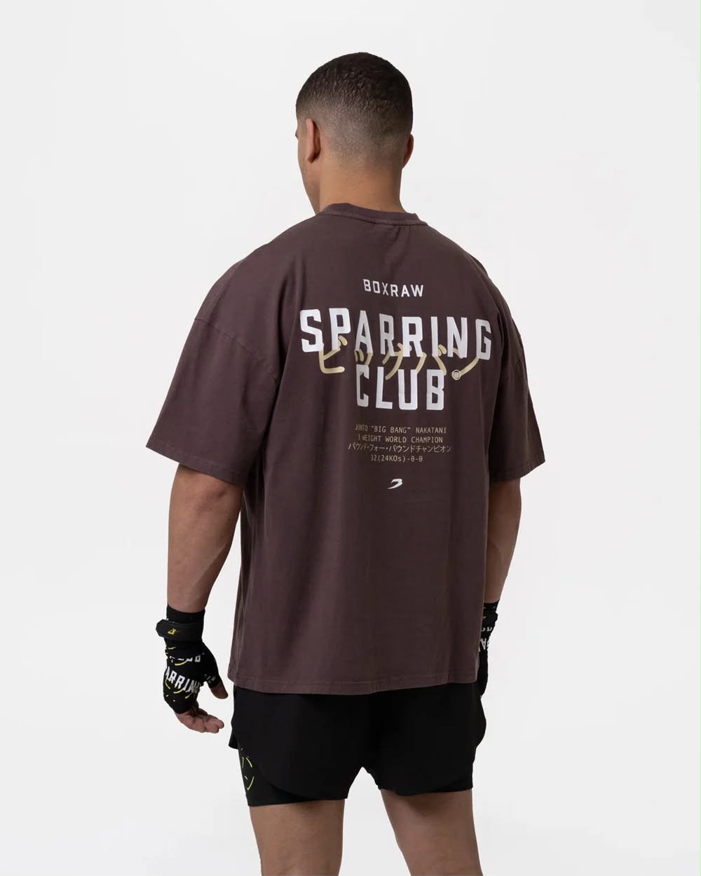 Boxraw Nakatani x Sparring Club Oversize T Shirt brown