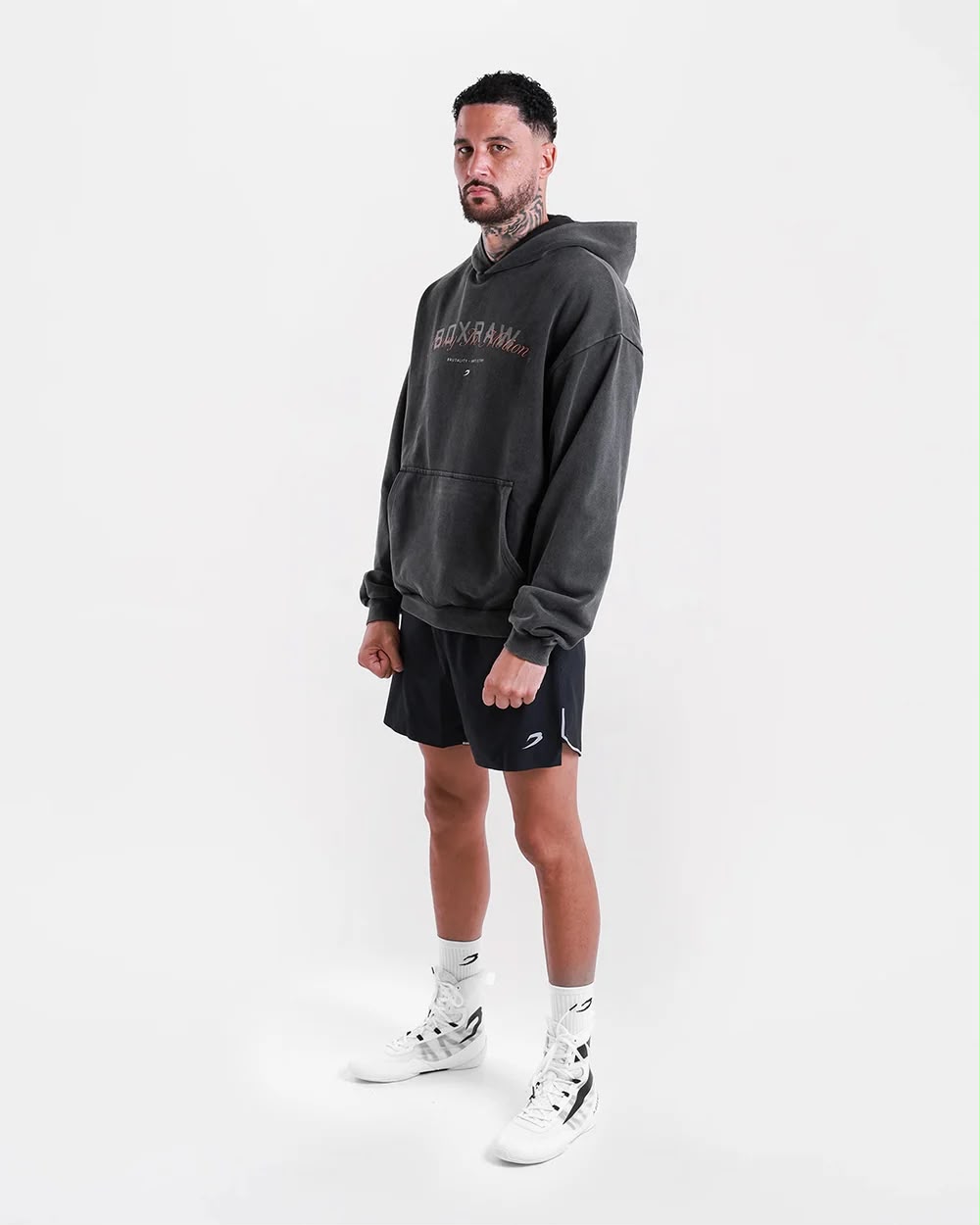 BOXRAW Poetry In Motion Oversized Hoodie / BOXING HOODIE