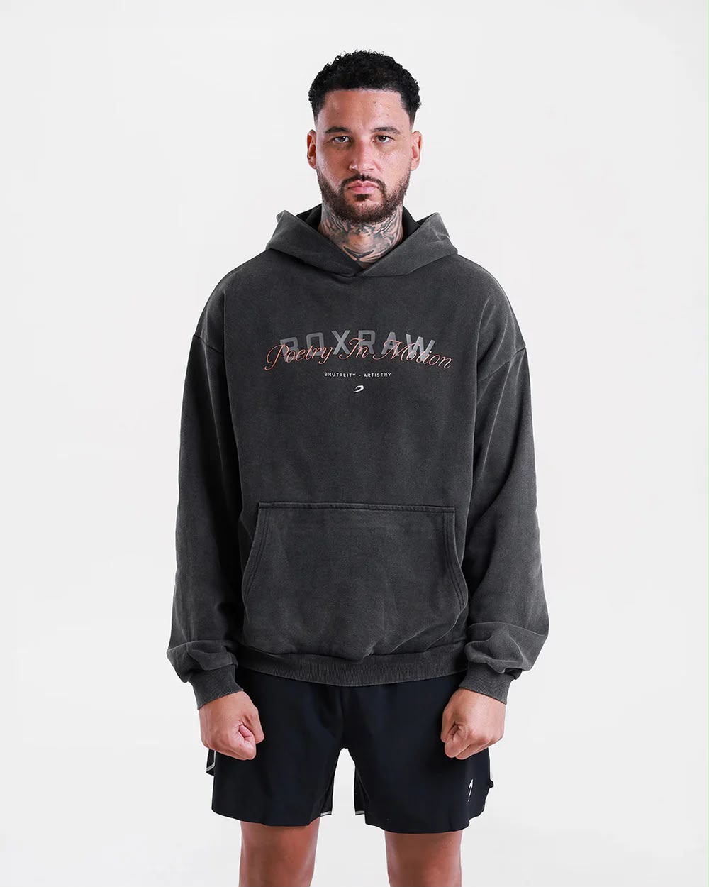 BOXRAW Poetry In Motion Oversized Hoodie / BOXING HOODIE